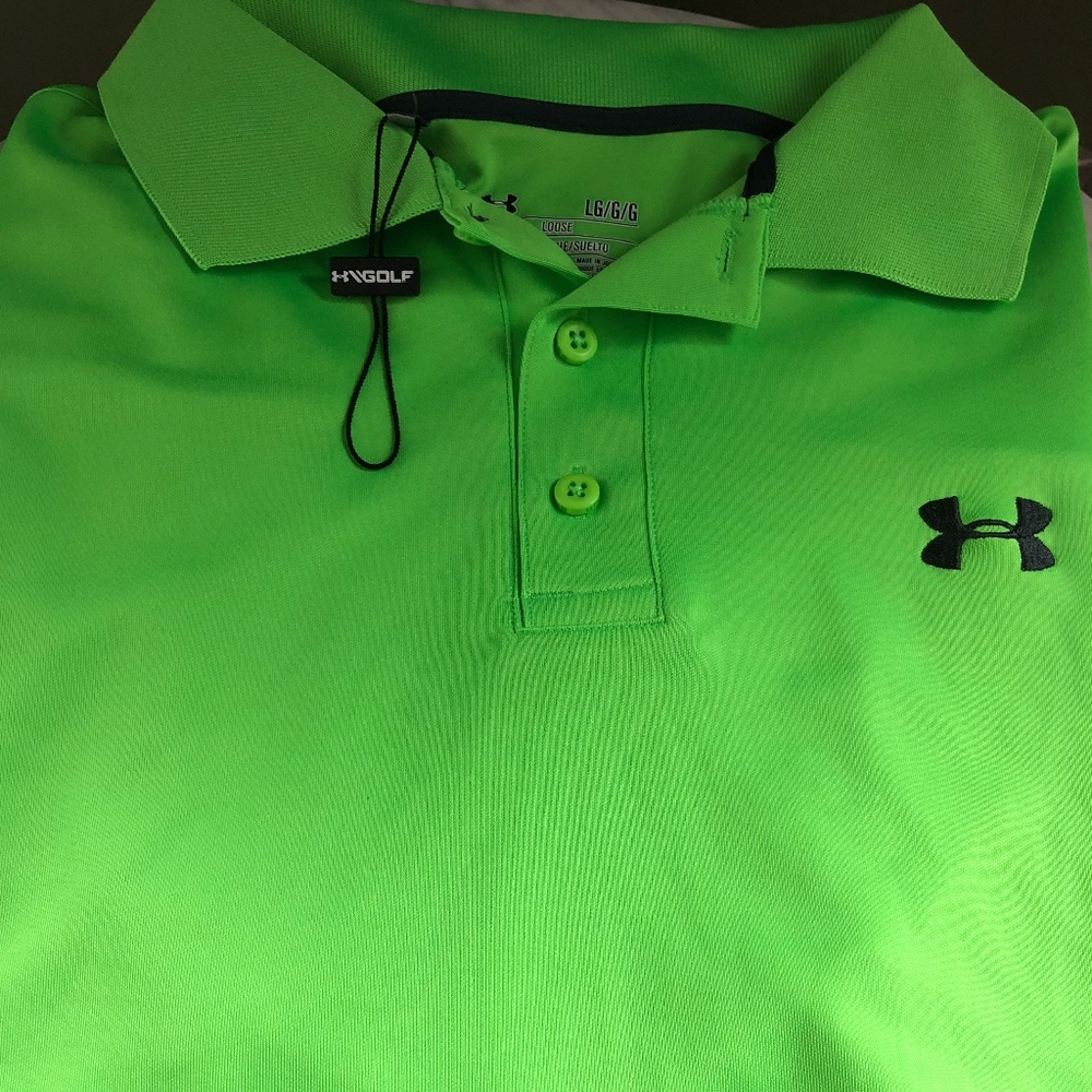 Under Armour Men's Golf Shirt Heat Gear